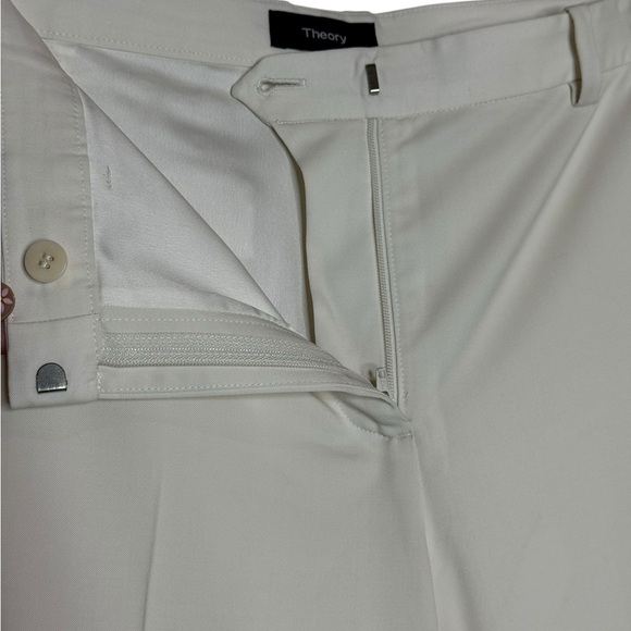 Theory Cream Tailored Trousers women’s pants  size 8 - Picture 4 of 9